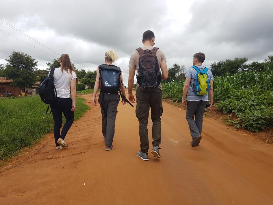Team der Eckart Schwerin-Stiftung /Reise 2018 Teammitglieder der Eckart Schwerin-Stiftung/ Reise 2018 - von hinten